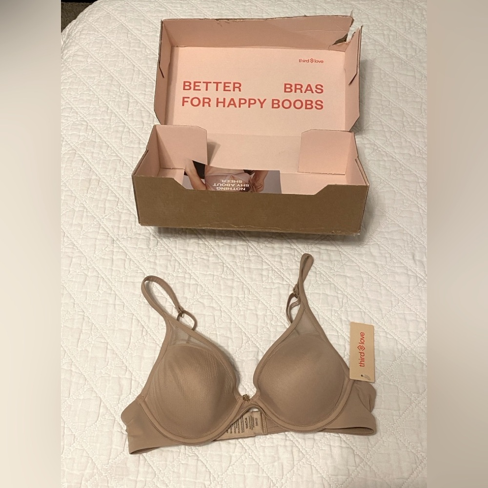 ThirdLove 24/7 Classic Uplift Plunge Bra 34A1/2